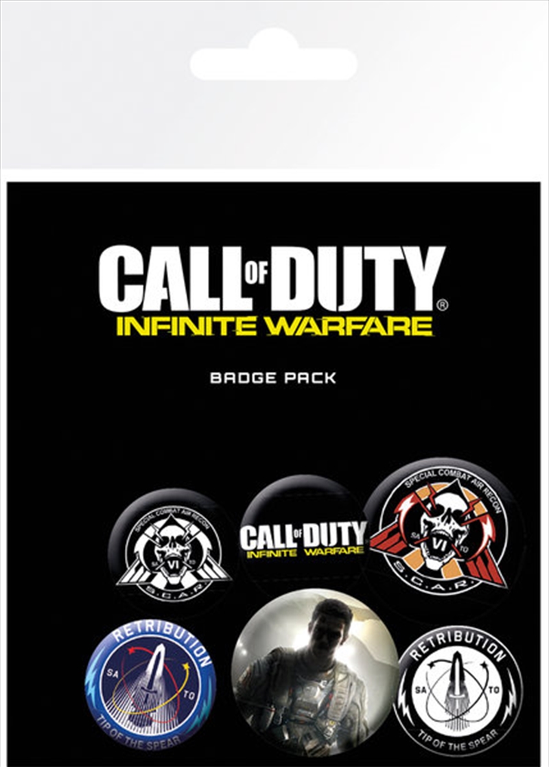 Call of Duty Infinite Warfare Badge 6 Pack | Merchandise