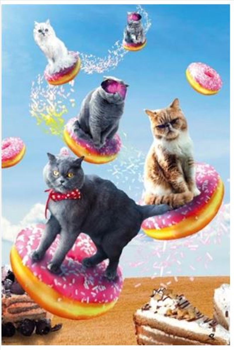 Random Galaxy - Cats Riding Donuts/Product Detail/Posters & Prints