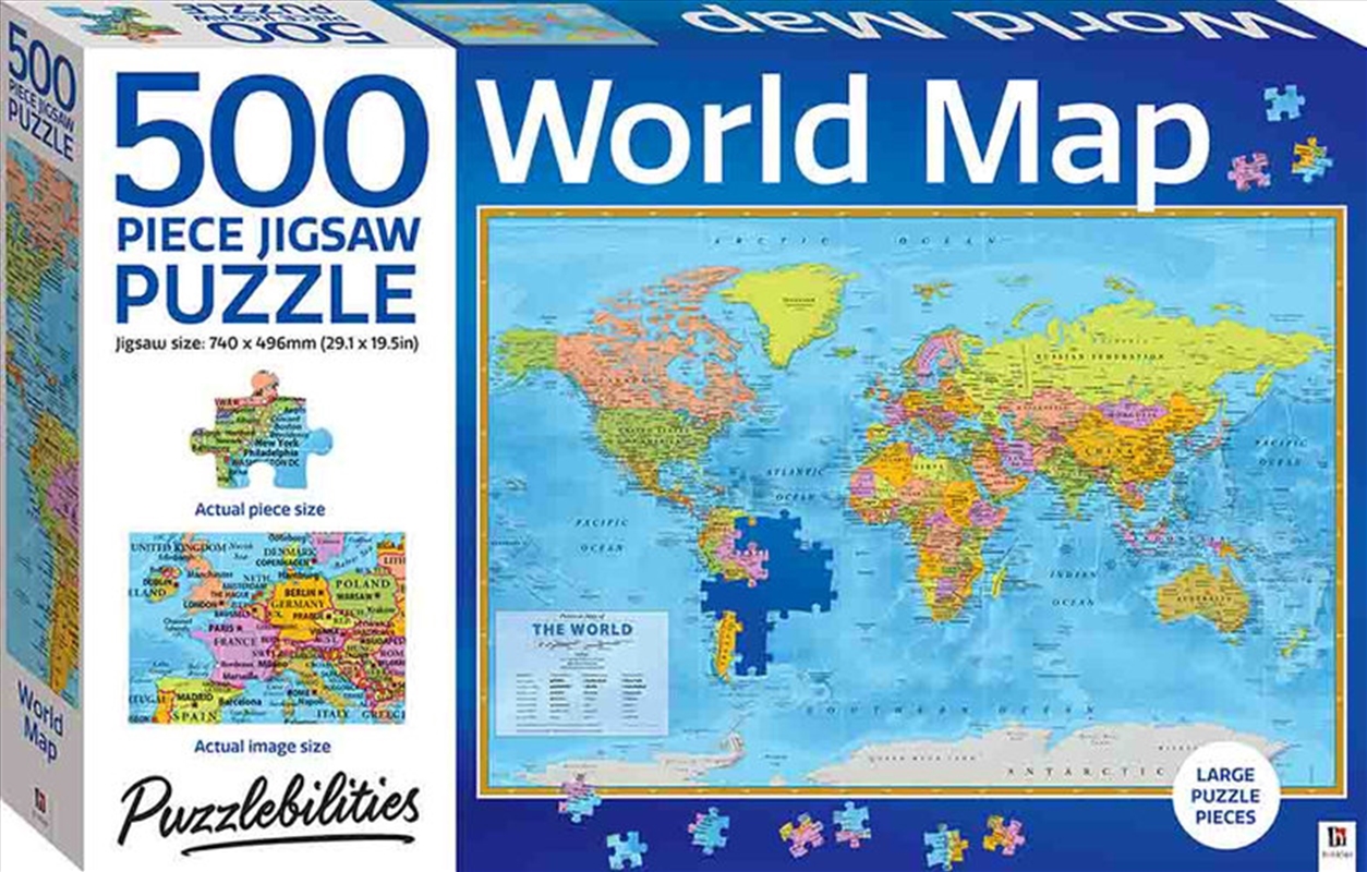 World Map 500 Piece Jigsaw Puzzle/Product Detail/Destination