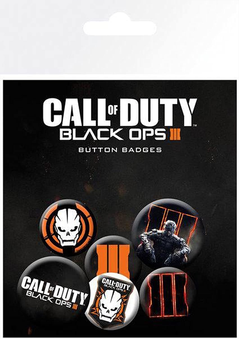 Call of Duty Black Ops III Badge 6 Pack | Merchandise