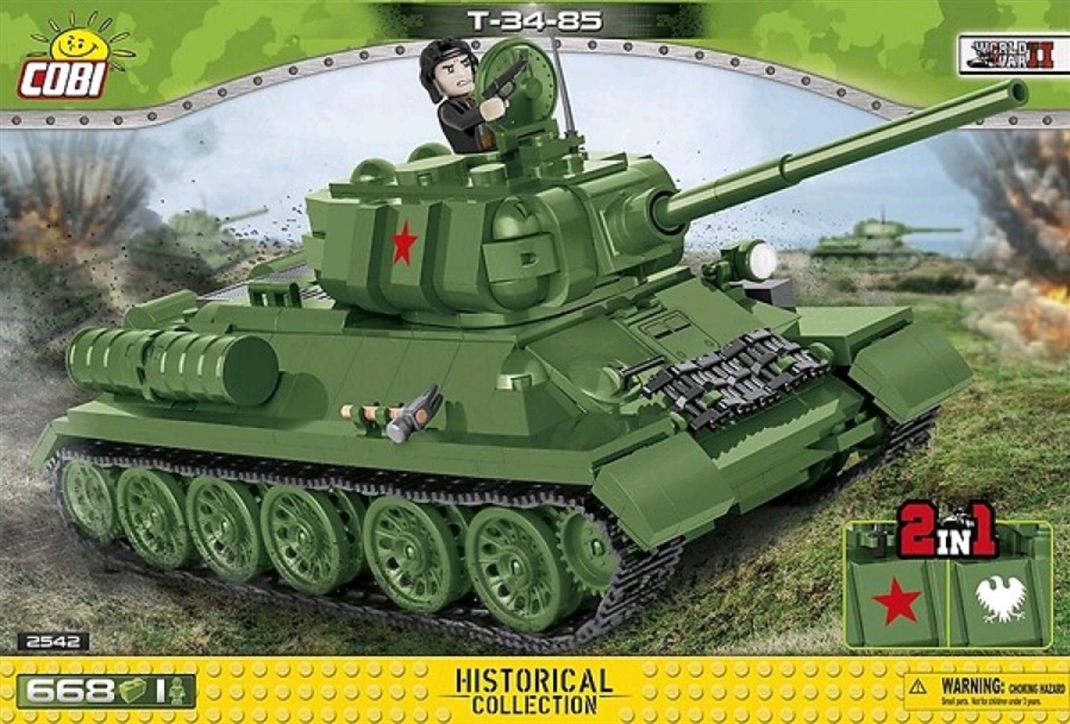 T-34-85 Tank 668 Pieces/Product Detail/Building Sets & Blocks