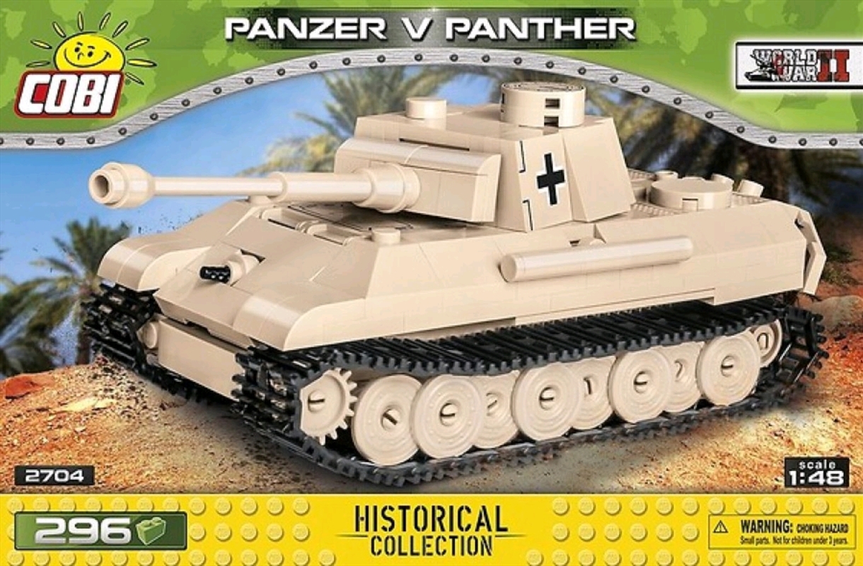 World War II - Panzer v Panther Tank 1:48 Scale 294 pieces/Product Detail/Building Sets & Blocks