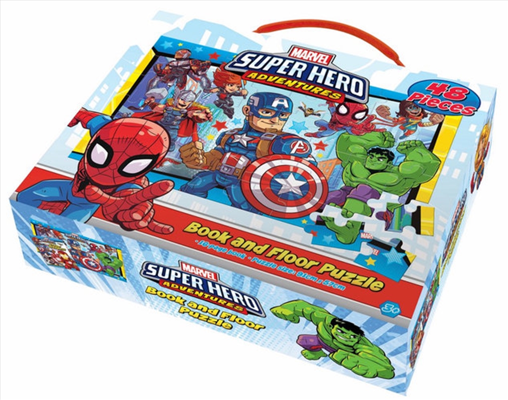 Marvel Superheroes Book And Floor Puzzle/Product Detail/Kids Activity Books