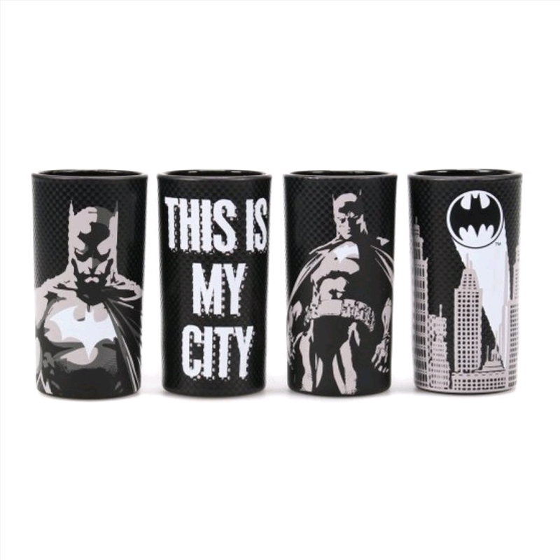 Batman - Batman Poses Glass Set of 4/Product Detail/Glasses, Tumblers & Cups