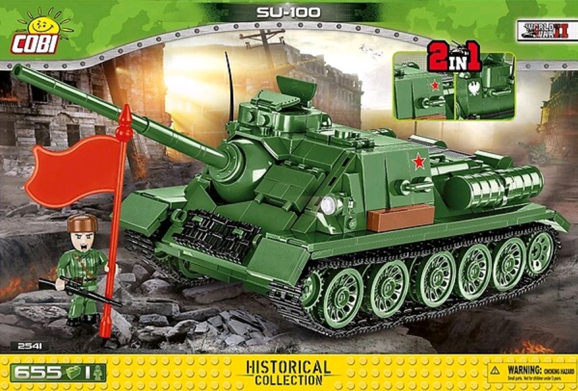 World War II - SU 100 Tank 646 pieces/Product Detail/Building Sets & Blocks