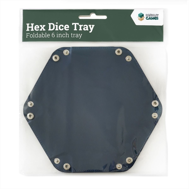 LPG Hex Dice Tray 6" Blue/Product Detail/Games Accessories