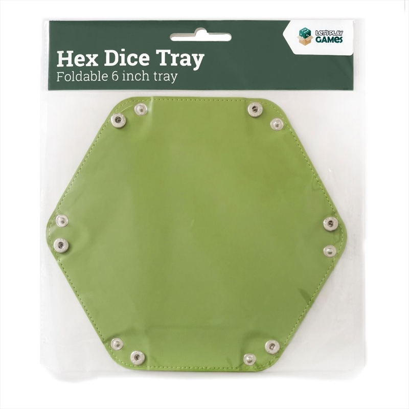 LPG Hex Dice Tray 6" Green/Product Detail/Games Accessories