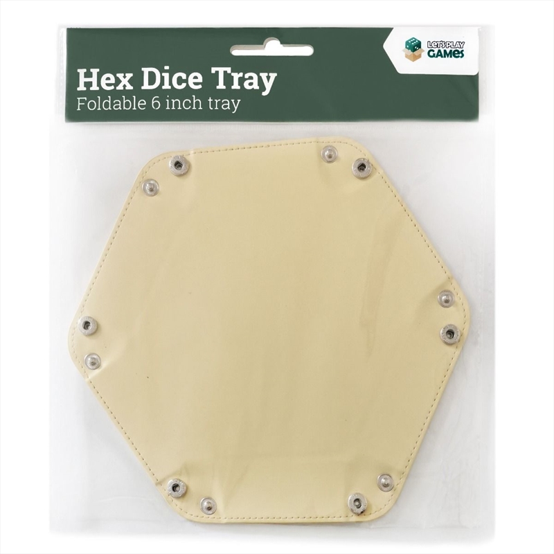 LPG Hex Dice Tray 6" Yellow/Product Detail/Games Accessories