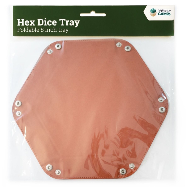LPG Hex Dice Tray 8" Red | Merchandise