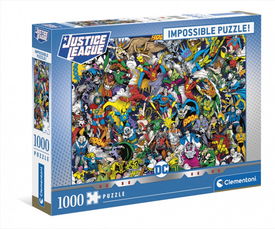Clementoni Puzzle DC Comics Impossible Puzzle 1,000 pieces/Product Detail/Film and TV