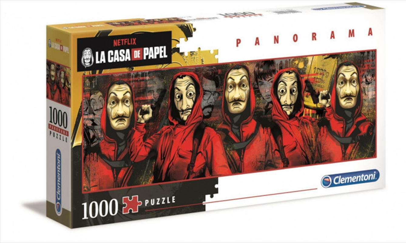 Clementoni Puzzle Netflix Money Heist (La Casa De Papel) Panorama Puzzle 1,000 pieces/Product Detail/Film and TV