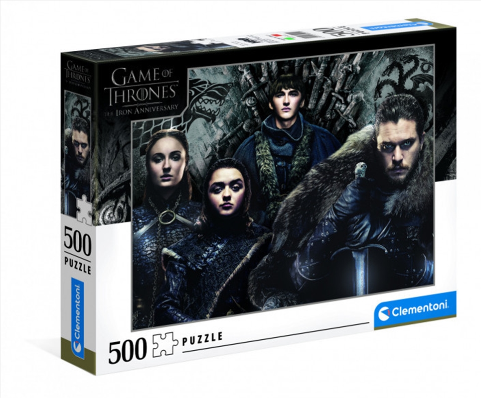 Buy Clementoni Game of Thrones 500 pieces Puzzle | Sanity
