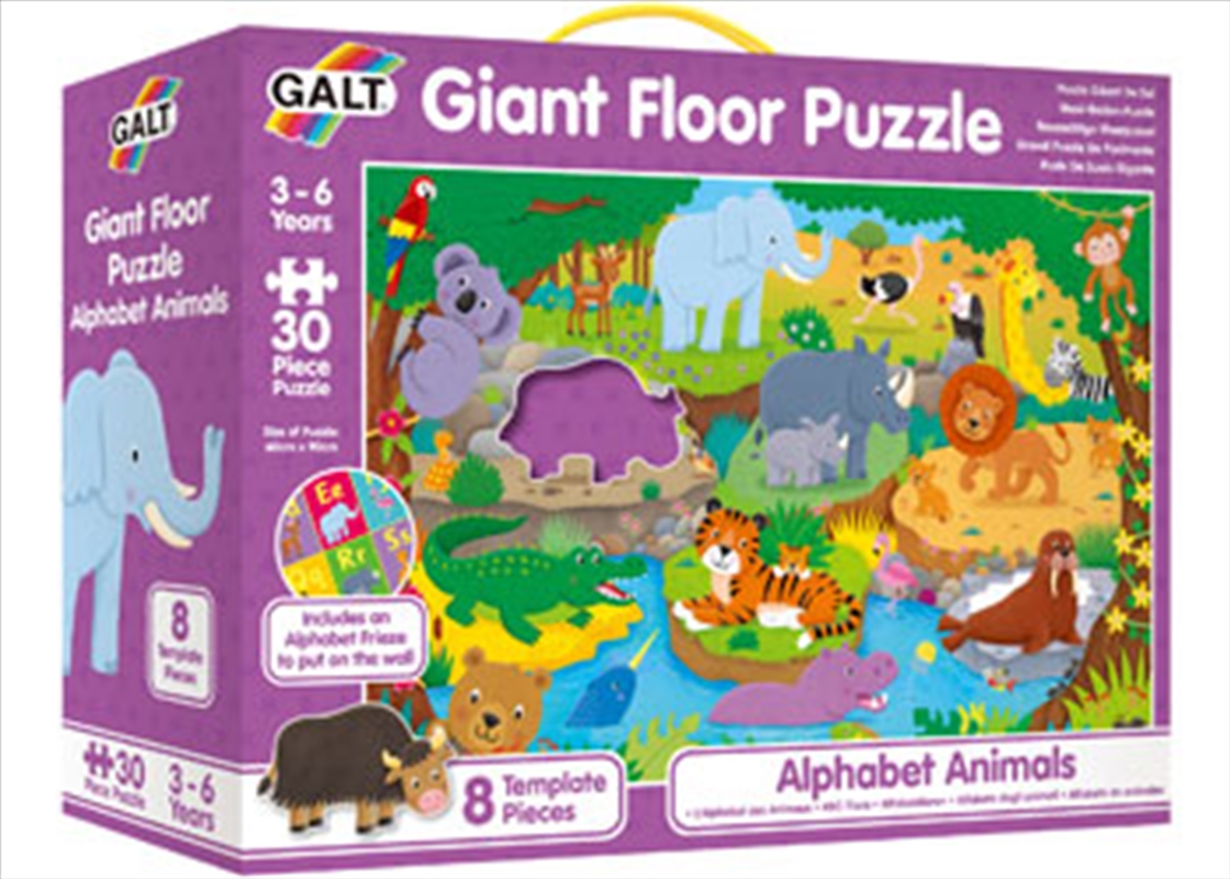 Galt Alphabet Animals Giant Floor Puzzle, Puzzle Sanity