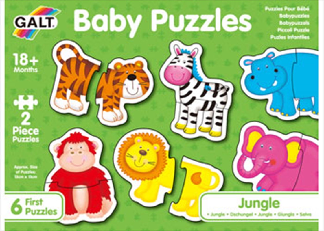Baby Puzzles - Jungle 2 Piece x 6/Product Detail/Education and Kids