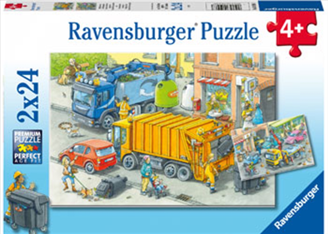Working Trucks 2 X 24 Piece Puzzle/Product Detail/Education and Kids