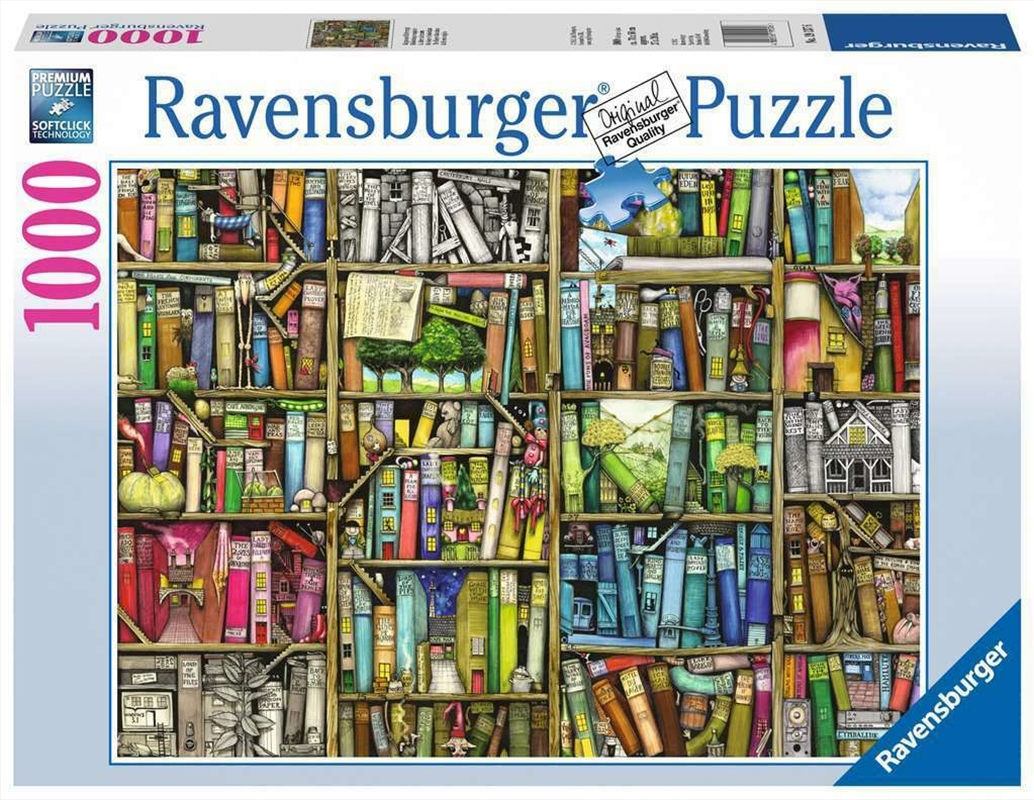 Ravensburger Magical Bookcase Puzzle 1000 Piece Puzzle, Puzzle Sanity
