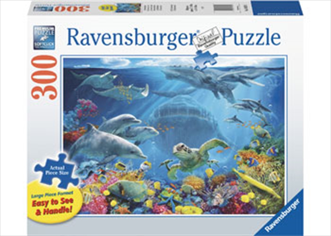 Life Underwater 300 Piece Large Format Puzzle/Product Detail/Nature and Animals