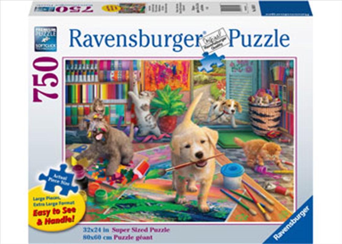 Cute Crafters 750 Piece Large Format Puzzle/Product Detail/Art and Icons