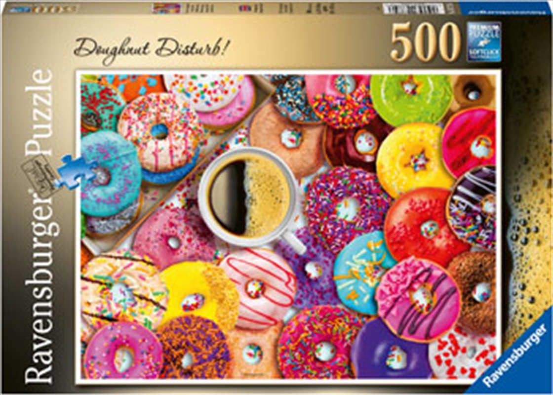 Doughnut Disturb 500 Piece Puzzle/Product Detail/Art and Icons