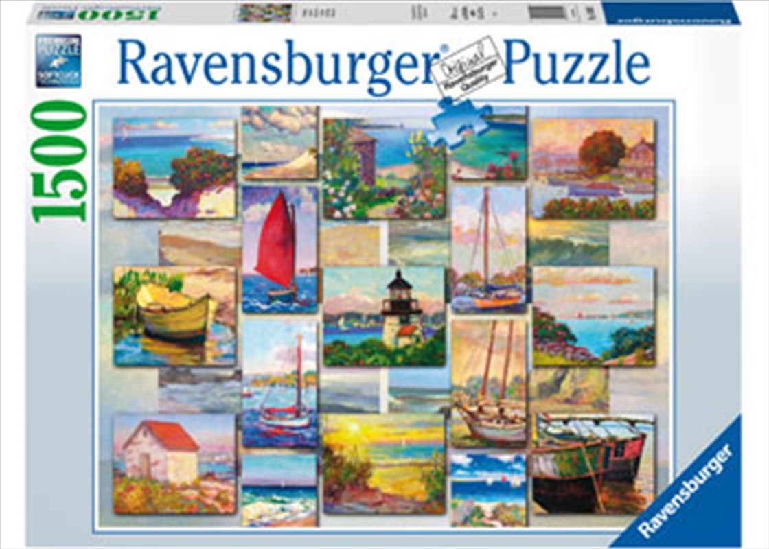 Coastal Collage Puzzle 1500pc/Product Detail/Destination