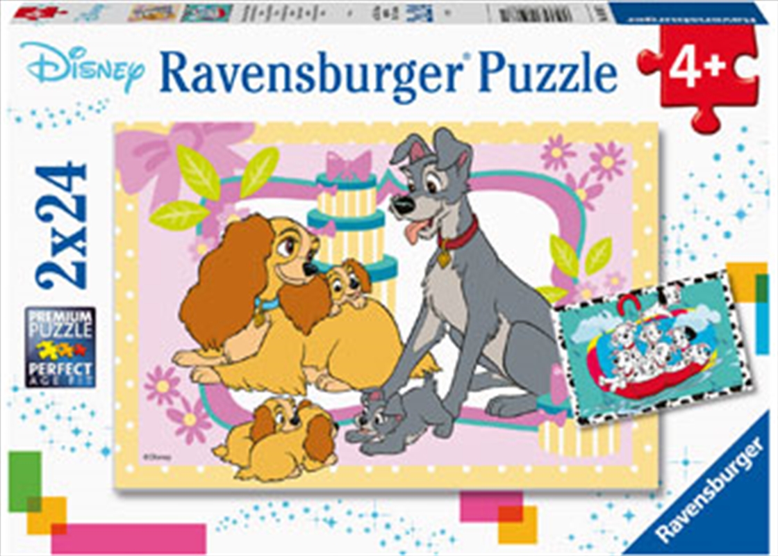 Disneys Favorite Puppies  2 X 24pc Puzzle/Product Detail/Education and Kids
