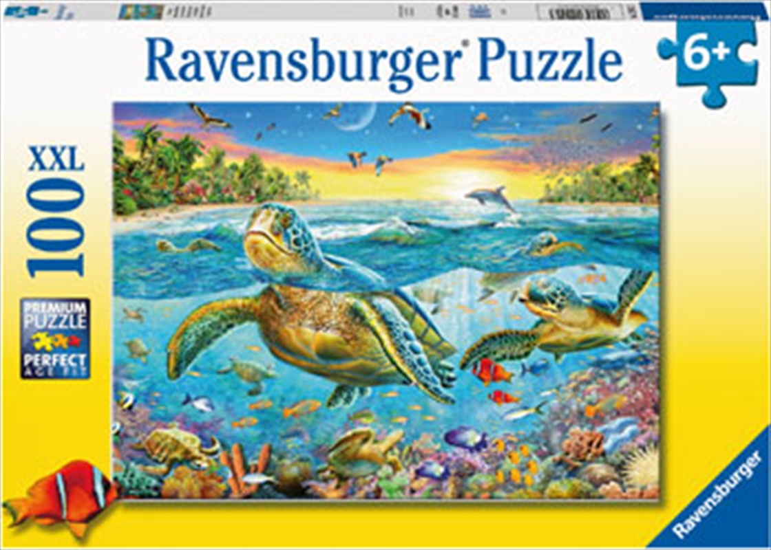 Swim With Sea Turtles 100 Piece Puzzle | Merchandise