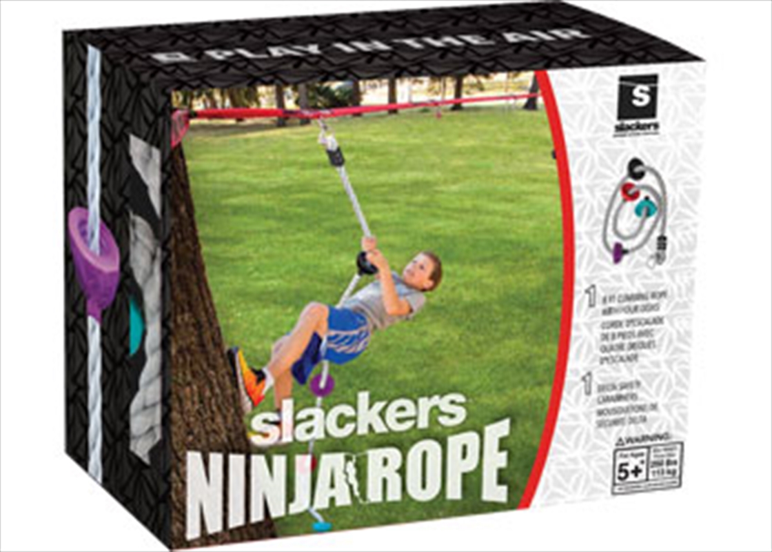 Ninja Climbing Rope 8' With Foot Holds/Product Detail/Outdoor and Pool Games