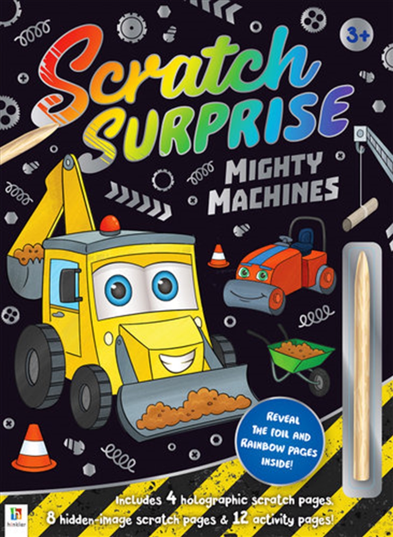 Scratch Surprise: Mighty Machines (large format)/Product Detail/Arts & Crafts Supplies