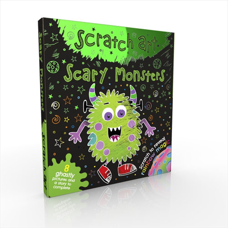 Scratch Art Fun Mini Scary Monsters | Books