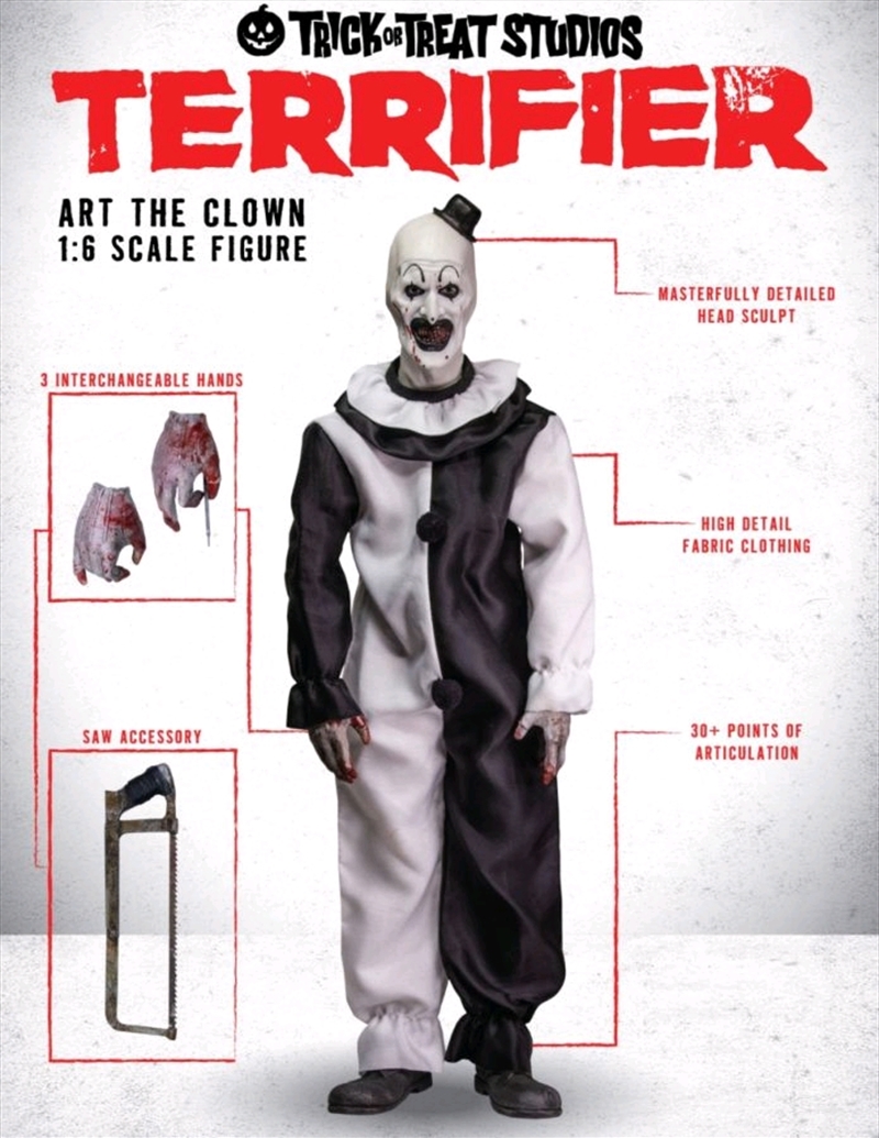 Terrifier - Art of the Clown 1:6 Scale 12" Action Figure/Product Detail/Figurines