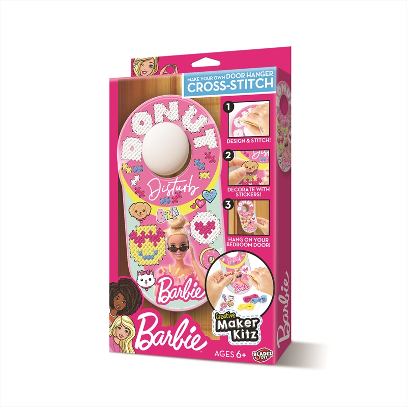 Cross Stitch Door Hanger - Barbie/Product Detail/Arts & Crafts Supplies
