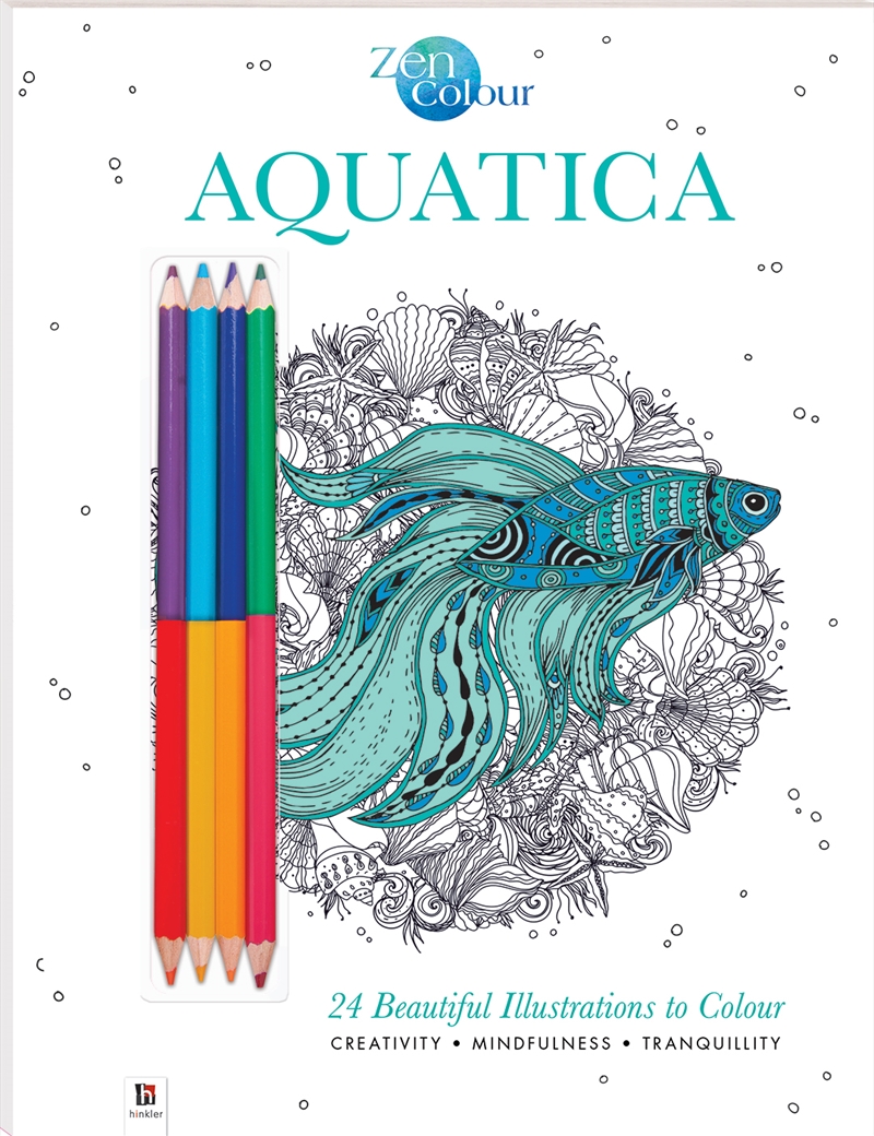 Zen Colour with Pencils: Aquatica/Product Detail/Colouring