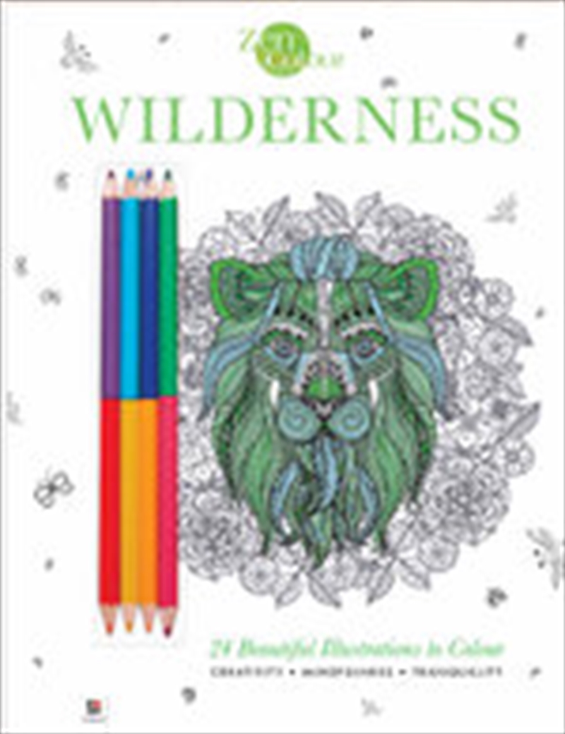 Zen Colour with Pencils: Wilderness | Colouring Book