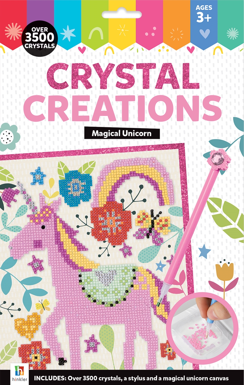 Crystal Creations Canvas Magical Unicorn (Hang Sell)/Product Detail/Arts & Crafts Supplies
