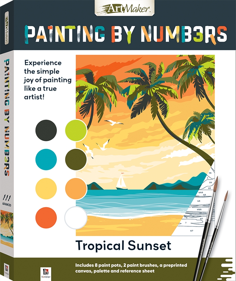 Painting by Numbers: Tropical Sunset | Merchandise