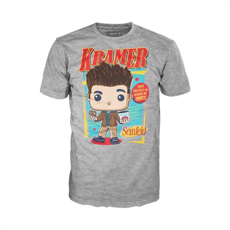 Seinfeld - Kramer Pretzel (Large) Pop! Tee/Product Detail/Shirts