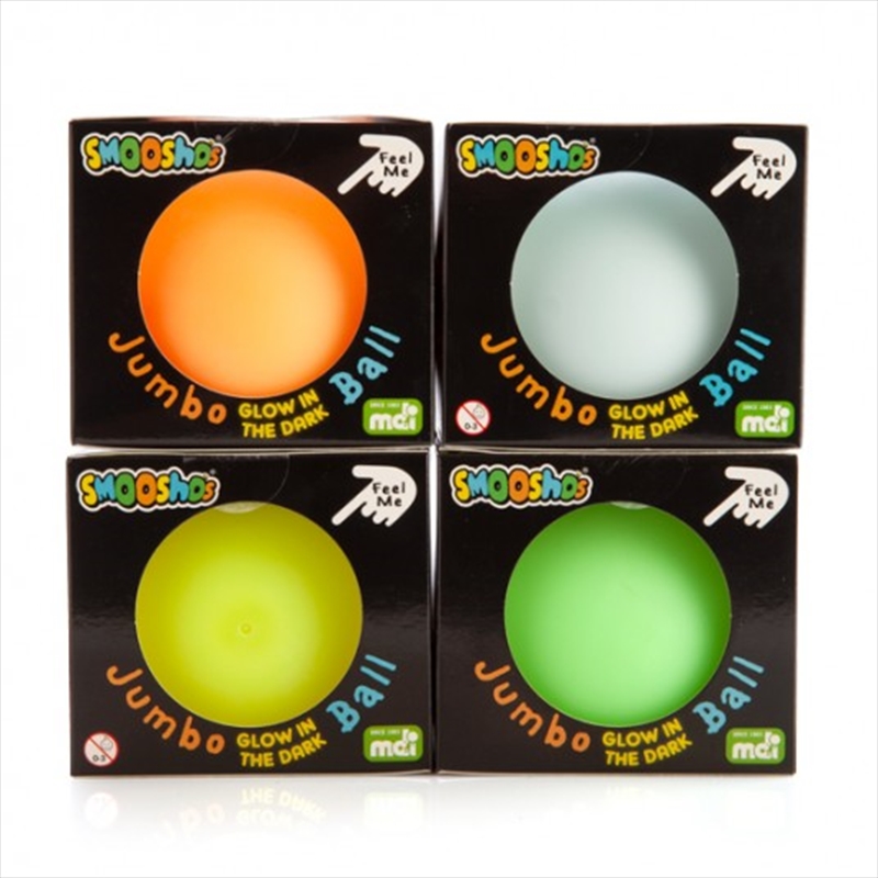 Smoosho's Jumbo Glow-in-the-Dark Ball/Product Detail/Fidget & Sensory
