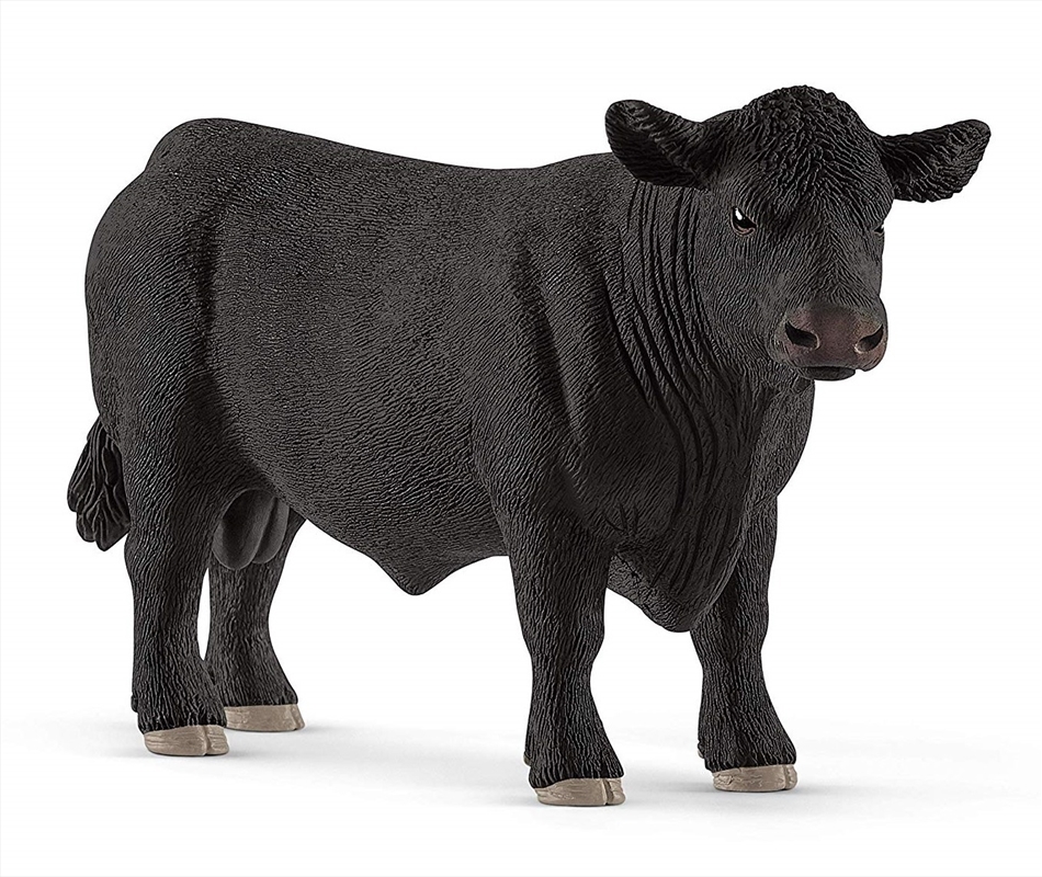 Schleich Figure - Black Angus Bull/Product Detail/Play Sets