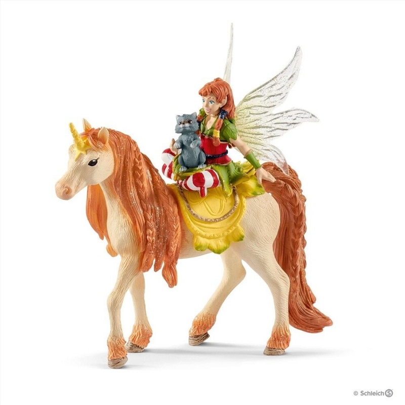 Schleich Figure - Fairy Marween With Glitter Unicorn/Product Detail/Play Sets