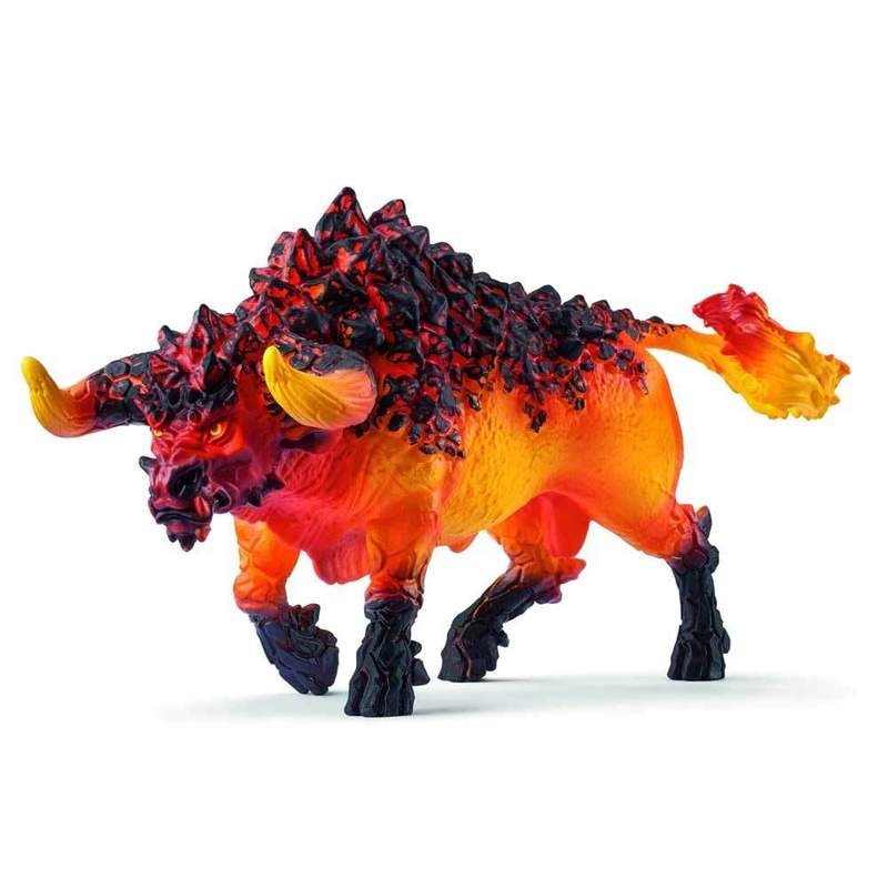 Schleich Figure - Fire Bull/Product Detail/Play Sets