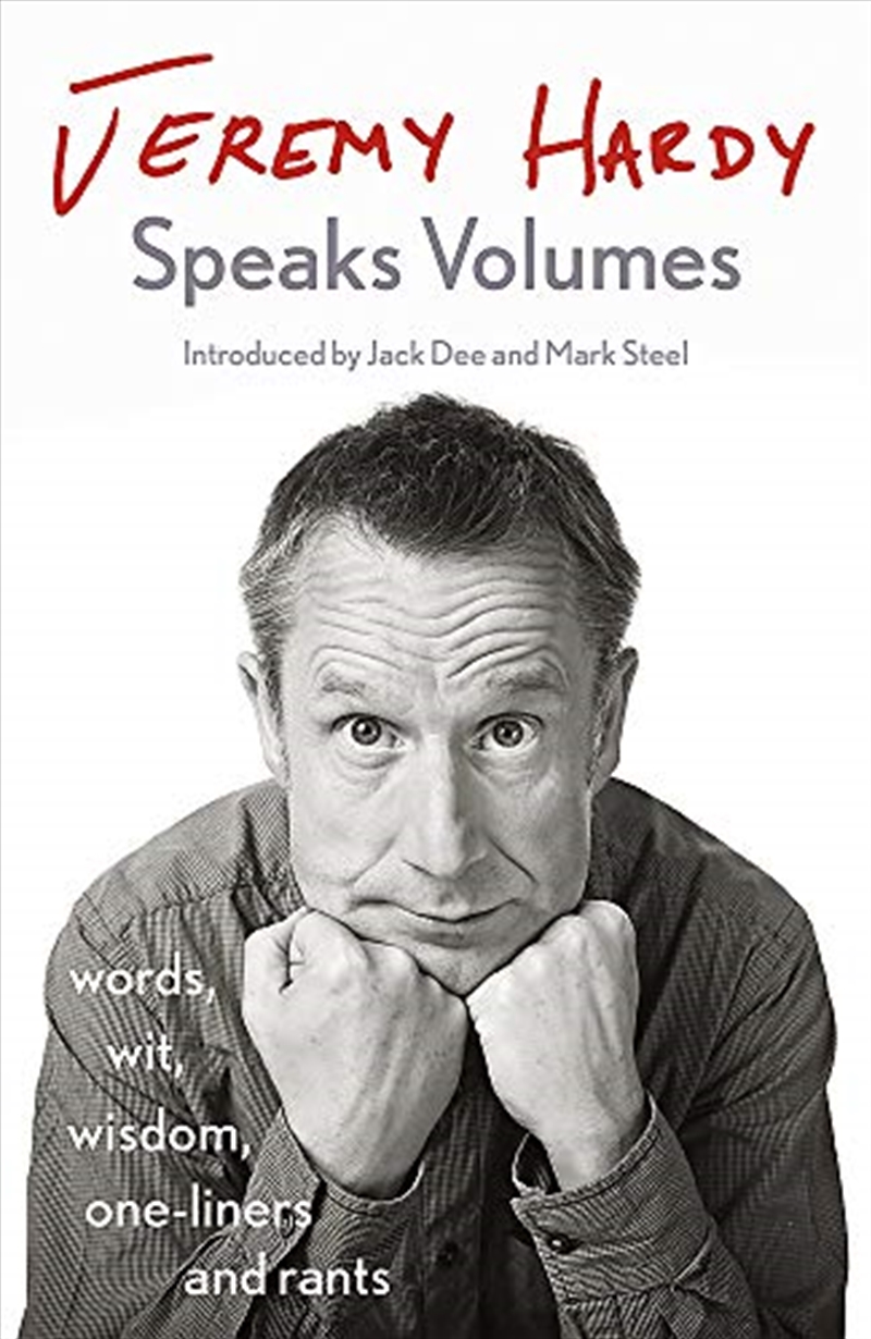 Jeremy Hardy Speaks Volumes/Product Detail/Literature & Plays