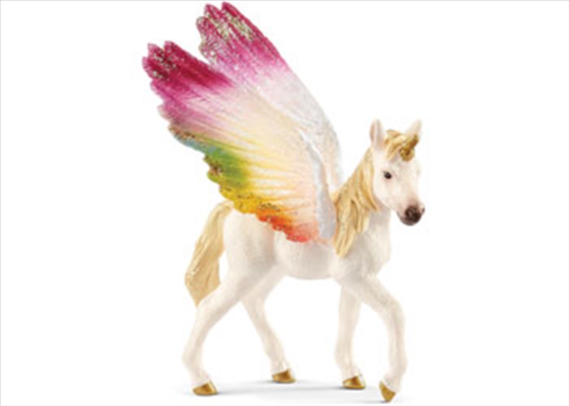 Schleich - Winged Rainbow Unicorn Foal/Product Detail/Play Sets
