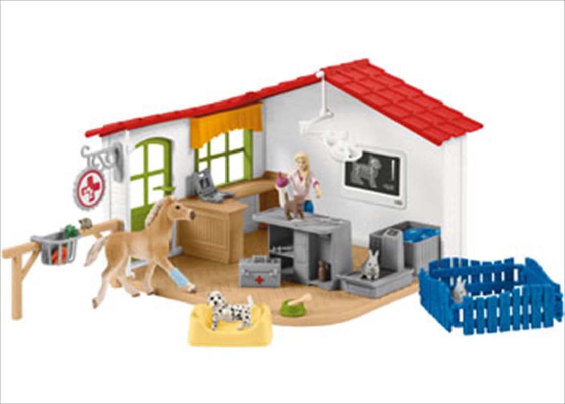 Schleich - Veterinarian practise with pets/Product Detail/Play Sets