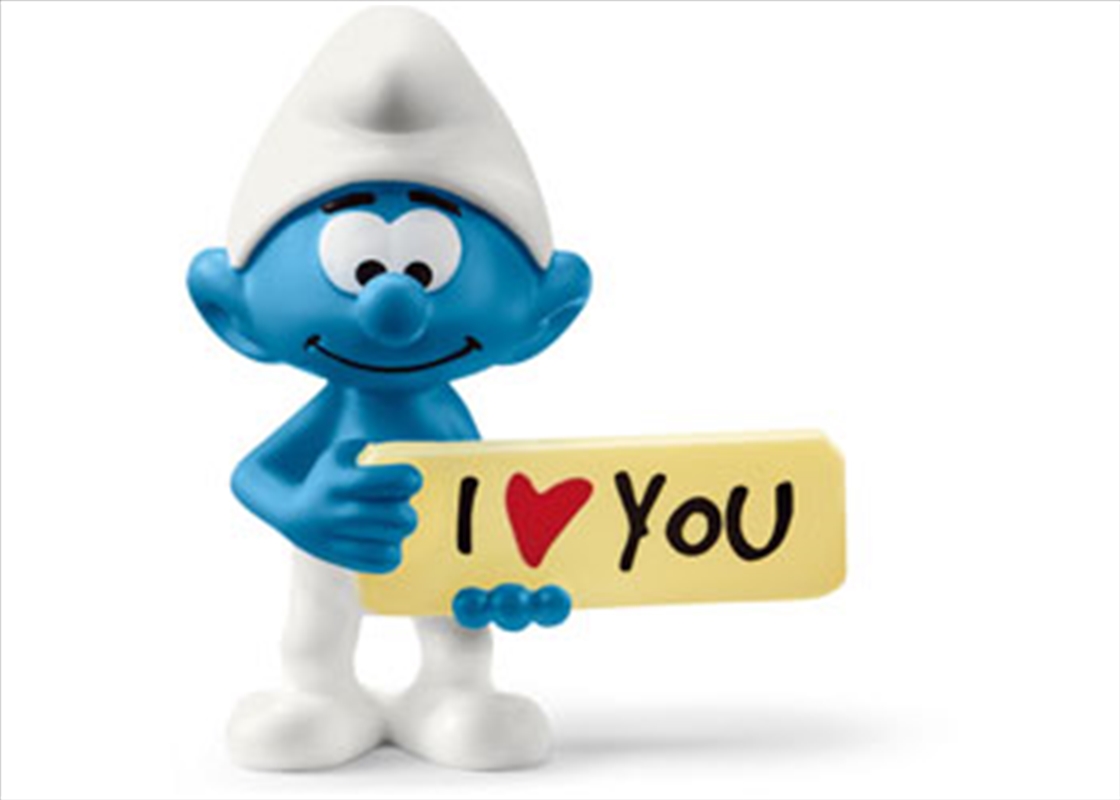 Schleich - Smurf with sign/Product Detail/Play Sets