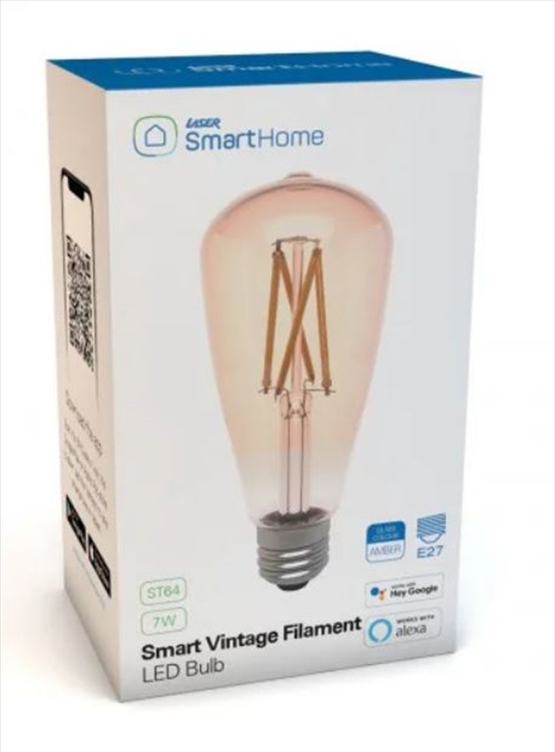 Laser - E27 St64 Filament Bulb Amber/Product Detail/Bulbs
