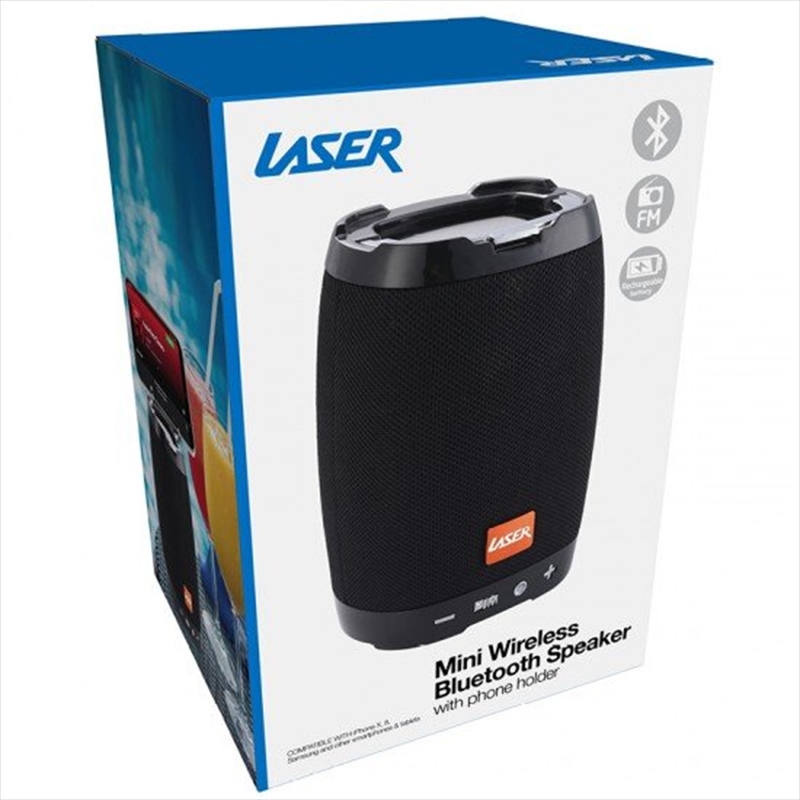 Laser - Bluetooth Speaker With Phone Holder - Black/Product Detail/Speakers
