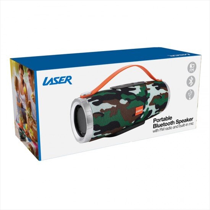 Laser - Bluetooth Tube Speaker - Camo/Product Detail/Speakers