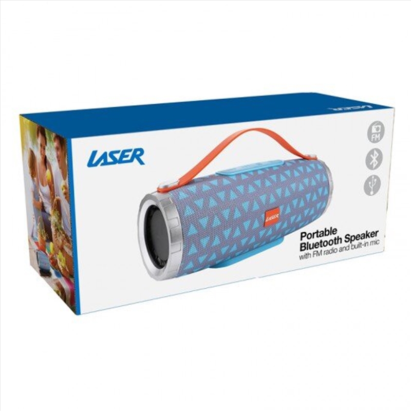 Laser - Bluetooth Tube Speaker - Blue/Product Detail/Speakers