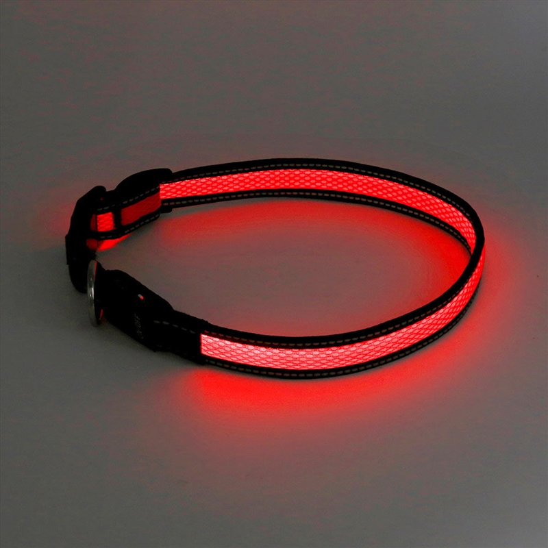 Laser - Mighty Pet Rechargeable LED Reflective Collar Small Size - Red/Product Detail/Pet Accessories
