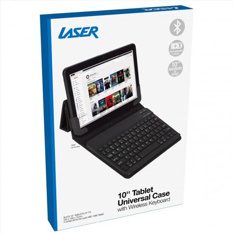 Laser - Universal 10" Tablet Case With Wireless Keyboard/Product Detail/Computer Accessories